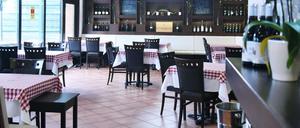 Am Samstag soll auch die Innengastronomie in Berlin öffnen - wie dieses Restaurant in der Riemeisterstraße 129 in Berlin-Zehlendorf.