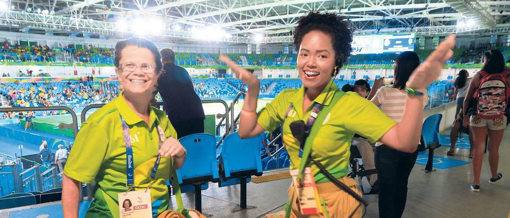 Auch bei den Paralympics 2016 in Rio de Janeiro waren Volunteers dabei.