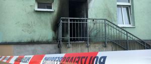 Hass auf Muslime. In Deutschland wird pro Tag mindestens eine islamfeindliche Straftat verübt. Auf dem Bild sind die Folgen eines Anschlags von 2016 auf eine Moschee in Dresden zu sehen