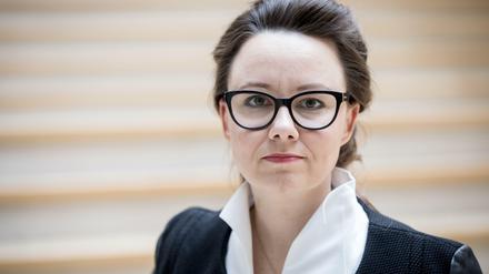 Michelle Müntefering, Staatsministerin für Internationale Kulturpolitik im Auswärtigen Amt, eröffnet die Konferenz.
