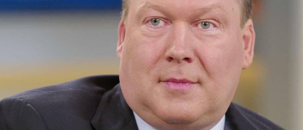 Max Otte bei einem Talk von Anne Will im Jahr 2017.