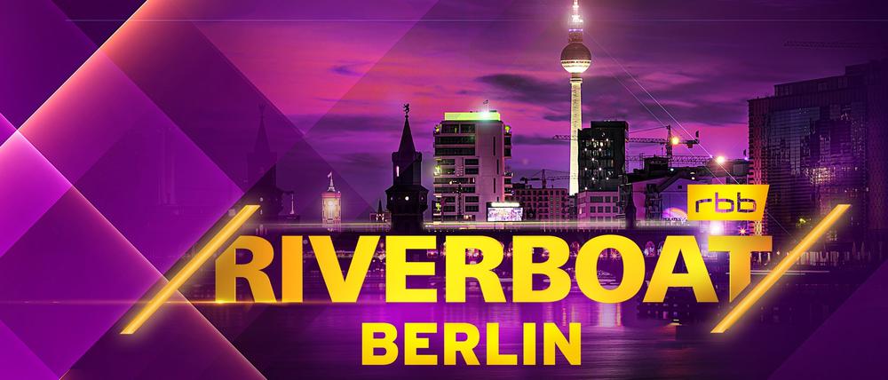Das Logo von "Riverboat Berlin" steht schon mal. Jetzt wird das Moderatoren-Duo gesucht.