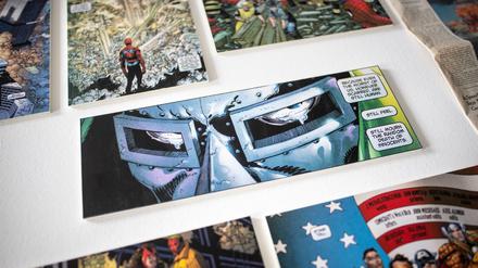 Szenen auf einem Heft der Serie "The Amazing Spider-Man", das nach den Anschlägen vom 11. September 2001 erschien.