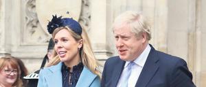 Frisch vermählt. Boris Jonson und seine neue Ehefrau Carrie Symonds. 