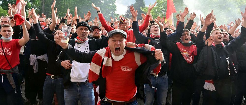 Corona? Spielte eher eine untergeordnete Rolle bei den Fans des 1. FC Union.