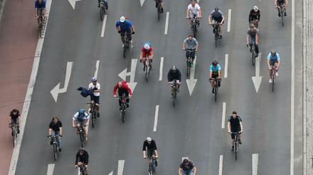 Zuletzt rollte die große Sternfahrt 2019 durch Berlin. 2020 gab es coronabedingt nur einen kleinen "Fahrradstern".