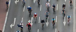 Zuletzt rollte die große Sternfahrt 2019 durch Berlin. 2020 gab es coronabedingt nur einen kleinen "Fahrradstern".