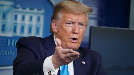 Der ehemalige US-Präsident Donald Trump will noch im August zurück ins Oval Office.