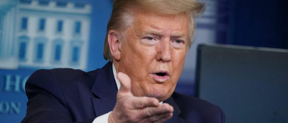 Der ehemalige US-Präsident Donald Trump will noch im August zurück ins Oval Office.