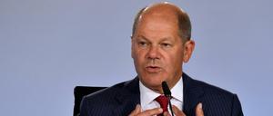 Olaf Scholz ist gegen die Erhöhung der Benzinpreise für mehr Klimaschutz.