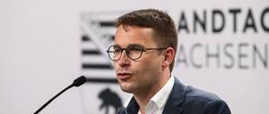 Sebastian Striegel, der Landesvorsitzende der Grünen in Sachsen-Anhalt, schließt eine Kenia-Koalition aus.