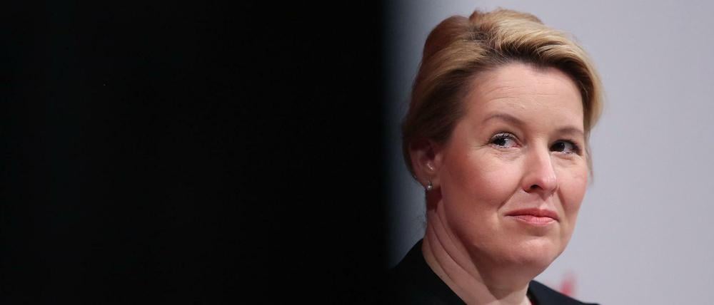 Franziska Giffey, Spitzenkandidatin der Berliner SPD für die Abgeordnetenhauswahl.