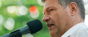 Robert Habeck war im Wahlkampf mehrfach in Sachsen-Anhalt.