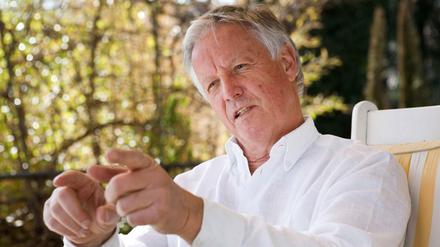 Jürgen Fliege auf der Terrasse seines Hauses in Tutzing (Bayern) im März 2012  