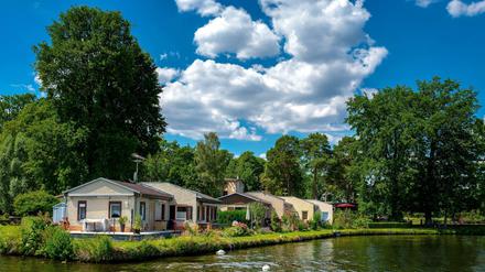 Haus mit Garten am Fluss Dahme in Berlin