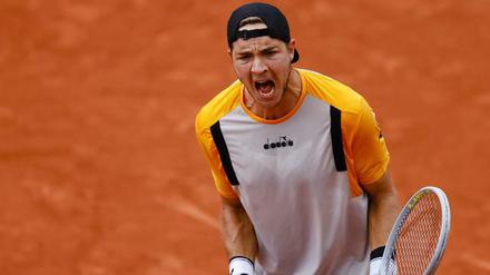 Jan-Lennard Struff steht zum zweiten Mal im Achtelfinale von Roland Garros.