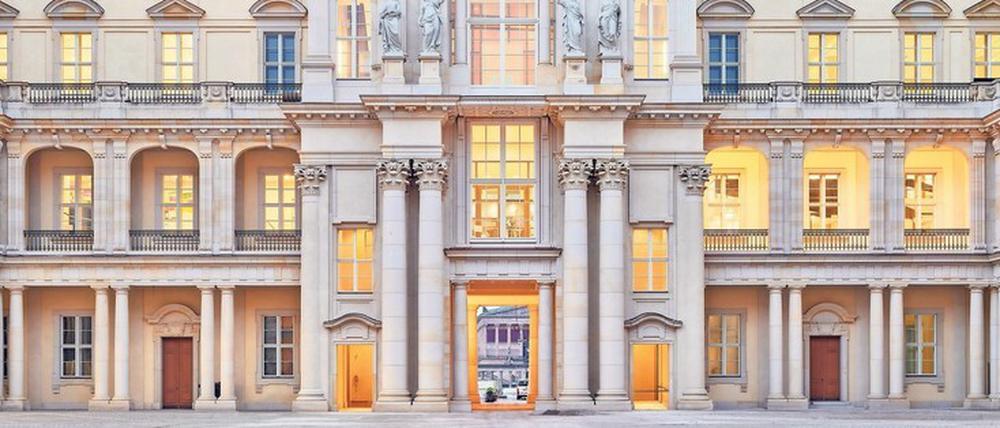 Koloss in Berlins Mitte. Der Schlüterhof des Humboldt Forums.