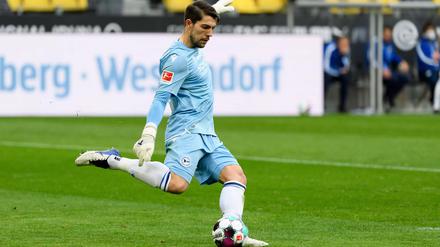 Torwarttrainer Andreas Köpke schätzt Ortegas Qualitäten mit dem Ball am Fuß.