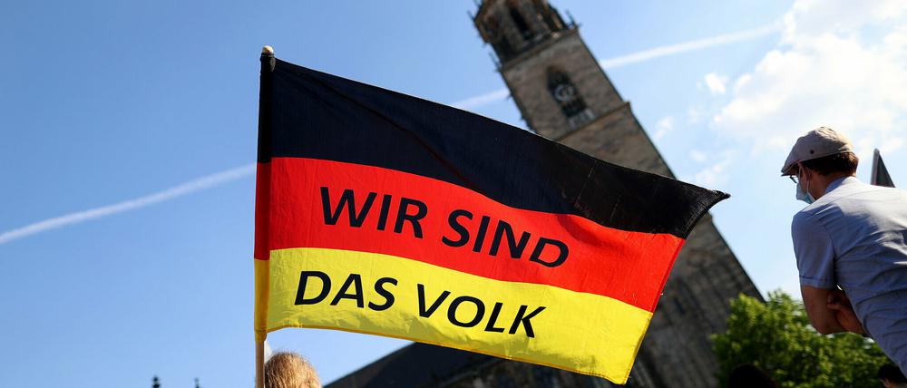 Der Anspruch der AfD im Osten ist hoch - und reichte in Sachsen-Anhalt noch einmal für mehr als 20 Prozent. 