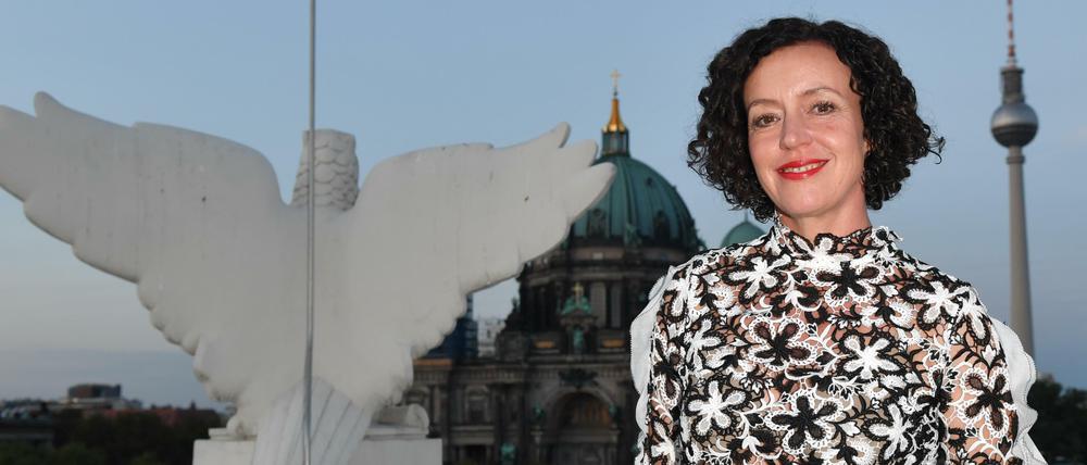 Die Schauspielerin und Regisseurin Maria Schrader bei den UFA Filmnächten, 2018.