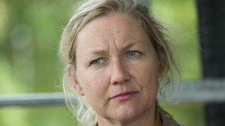 Annika Jöres beim Festival für Journalismus und digitale Zukunft 2018.