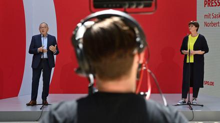 Die SPD-Spitze: Norbert Walter-Borjans und Saskia Esken 
