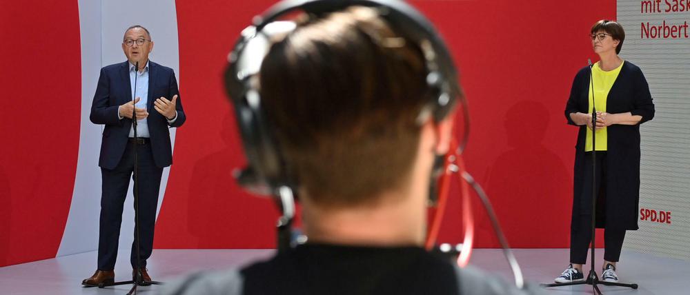 Die SPD-Spitze: Norbert Walter-Borjans und Saskia Esken 