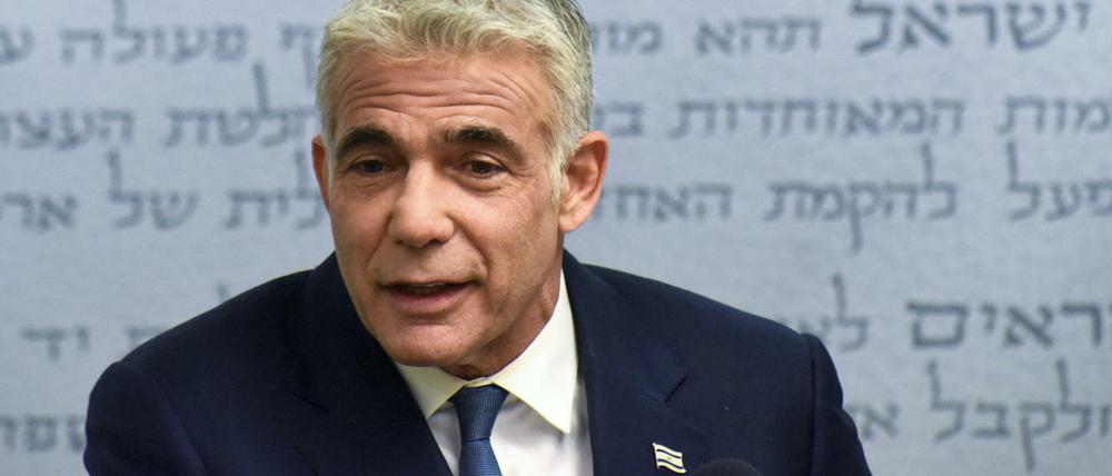 Vor neun Jahren ist der frühere TV-Moderator Jair Lapid in die Politik gegangen.