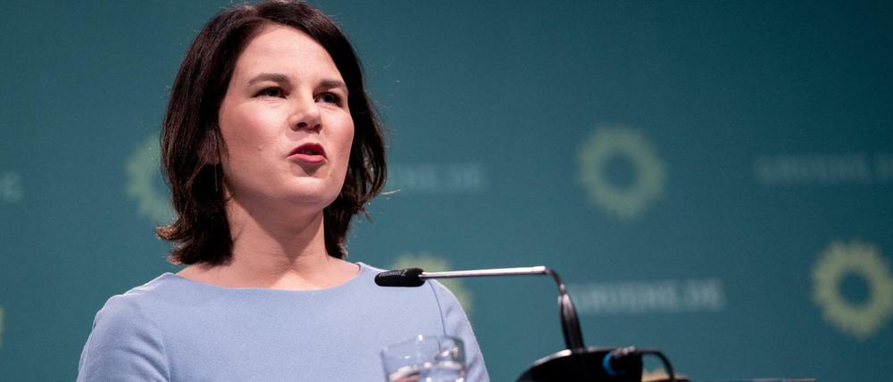 Annalena Baerbock äußert sich am Tag nach der Wahl in Sachsen-Anhalt nicht.