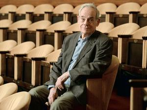 Der Berliner Theater- und Fernsehautor Horst Pillau 2017 im Renaissance Theater in Berlin. Er starb mit 88 Jahren.