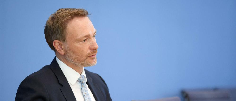 FDP-Chef Christian Lindner am Tag nach der Wahl von Sachsen-Anhalt.