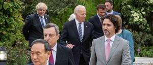Die Regierungschefs der G7-Staaten.