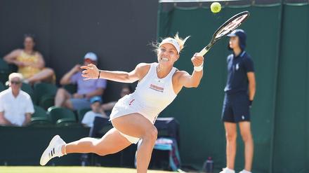 Rasen als Rettung? Angelique Kerber hat in Berlin viel vor.
