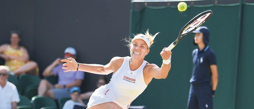 Rasen als Rettung? Angelique Kerber hat in Berlin viel vor.