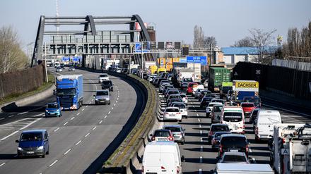 Stau auf der Berliner Stadtautobahn (Symbolbild).