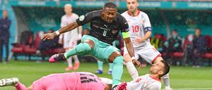 Österreichs Kapitän David Alaba sorgte mit seiner Hereingabe für die 2:1 Führung.