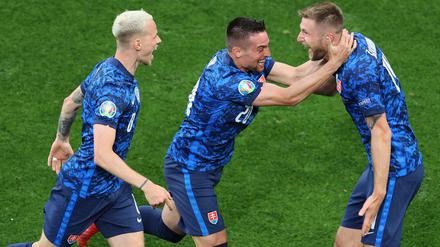 Die Slowakei darf nach dem überraschenden Auftaktcoup auf eine Achtelfinal-Teilnahme