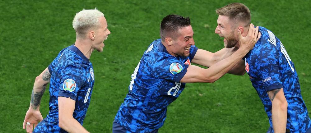 Die Slowakei darf nach dem überraschenden Auftaktcoup auf eine Achtelfinal-Teilnahme