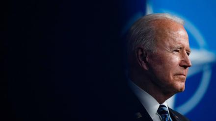 US-Präsident Joe Biden nach dem Nato-Treffen in Brüssel