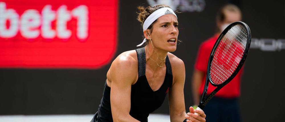 Andrea Petkovic lieferte sich mit Victoria Asarenka ein Duell auf Augenhöhe.