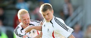 In den U-Nationalmannschaften jubelten Kroos und Bigalke regelmäßig gemeinsam.