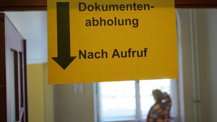 Transparent im Bürgeramt Pankow.