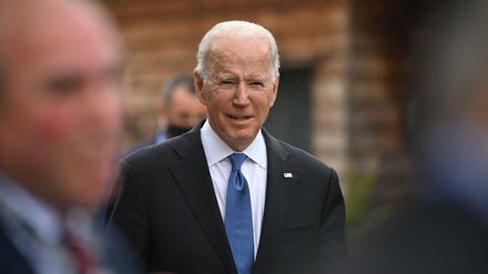 Der US-Präsident Joe Biden beim G7-Treffen.