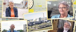 Leben mit dem Atom. Zahlreiche Zeitzeugen sprechen in der Dokumentation über ihre Erlebnisse. Manche von ihnen arbeiteten in Kernkraftwerken, in Forschungszentren, im Uran-Bergbau oder beim Militär und waren zum Stillschweigen verpflichtet. Andere wiederum engagierten sich in Bürgerinitiativen für Abrüstung oder Umweltschutz und erfuhen staatliche Repression.