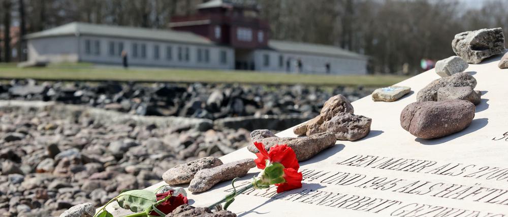 Die Gedenkstätte auf dem Gelände des einstigen KZ Buchenwald bei Weimar