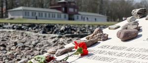 Die Gedenkstätte auf dem Gelände des einstigen KZ Buchenwald bei Weimar