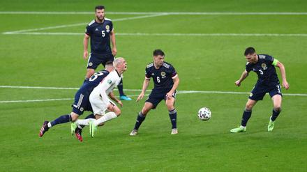 England und Schottland trennten sich am Freitagabend 0:0.