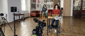 Nava Ebrahimi bei ihrer Ingeborg-Bachmannpreis-Lesung