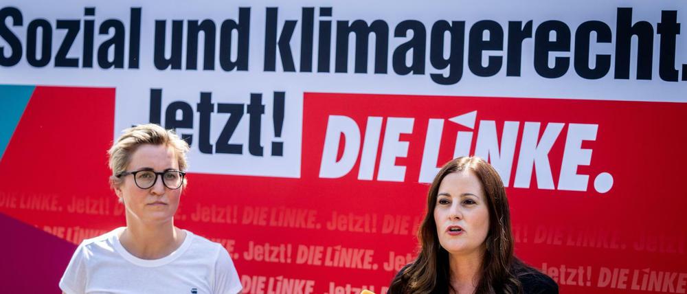 Die Linken-Vorsitzenden Susanne Hennig-Wellsow (links) und Janine Wissler.