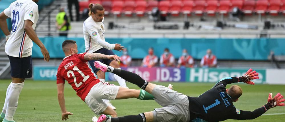 Er soll sie halten: Péter Gulácsi, RB-Leipzig-Spieler, ist Torwart in der Nationalmannschaft.
